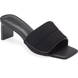 Open edit Black Women's Slide Sandals